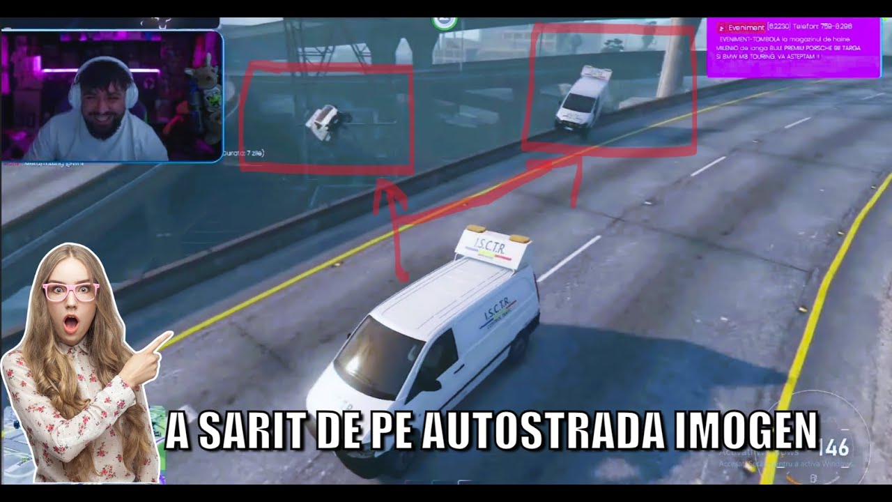 INSPECTOR FLORIN COPCA DE LA I.S.C.T.R.  AU SARIT DE PE AUTOSTRADA  FUNY MOMENTS  @imogengaming