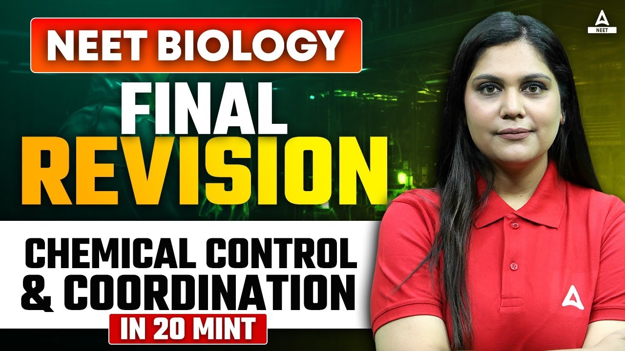 Chemical Control and Coordination One Shot | FINAL REVISION | NEET 2024 | Garima Goel