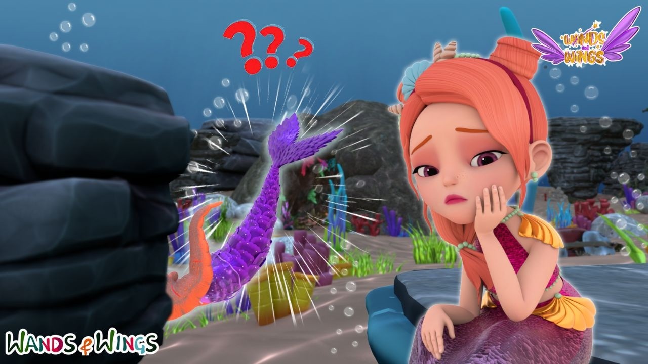 Putri Duyung Kehilangan Ekornya🧜‍♀️😱| Lagu Putri Duyung Kecil + Cinderella | Lagu Anak-Anak