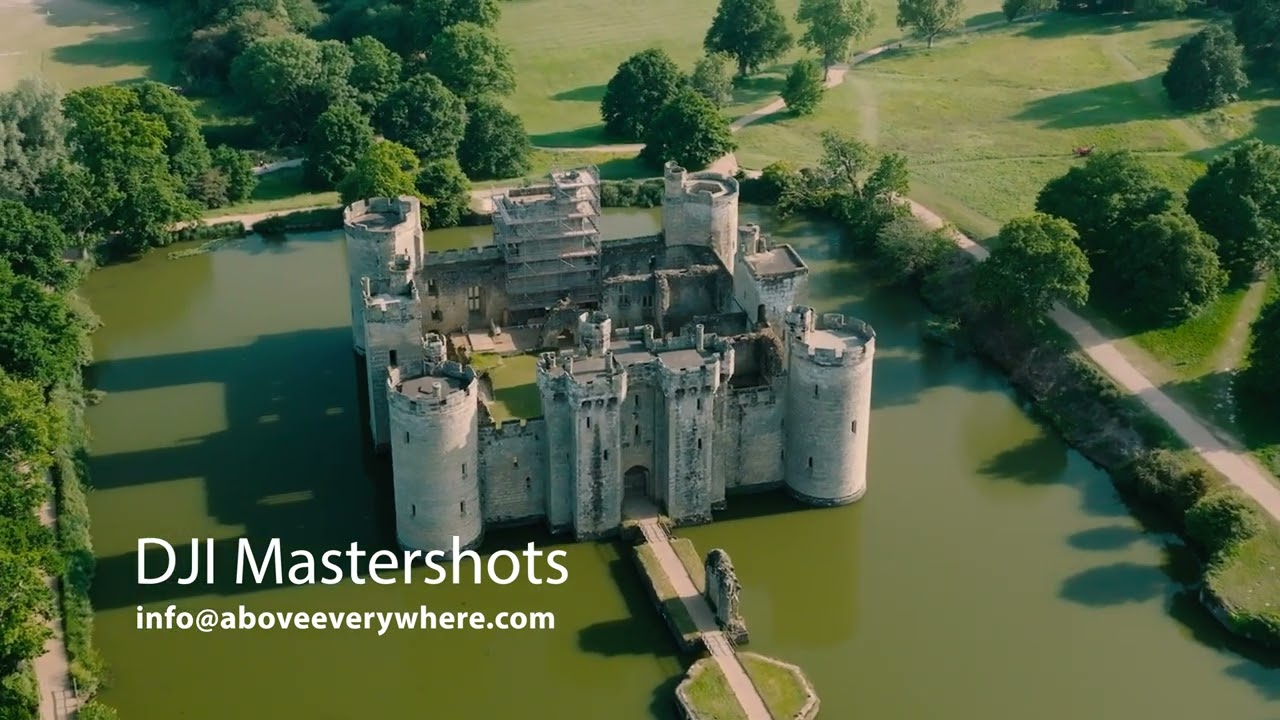 Stock footage of Bodiam Castle including DJI Mastershots