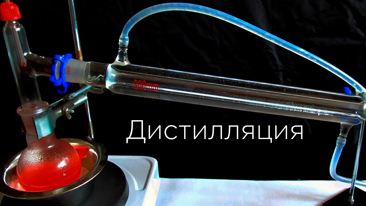 Простая дистилляция. Тест оборудования и дистилляция воды.