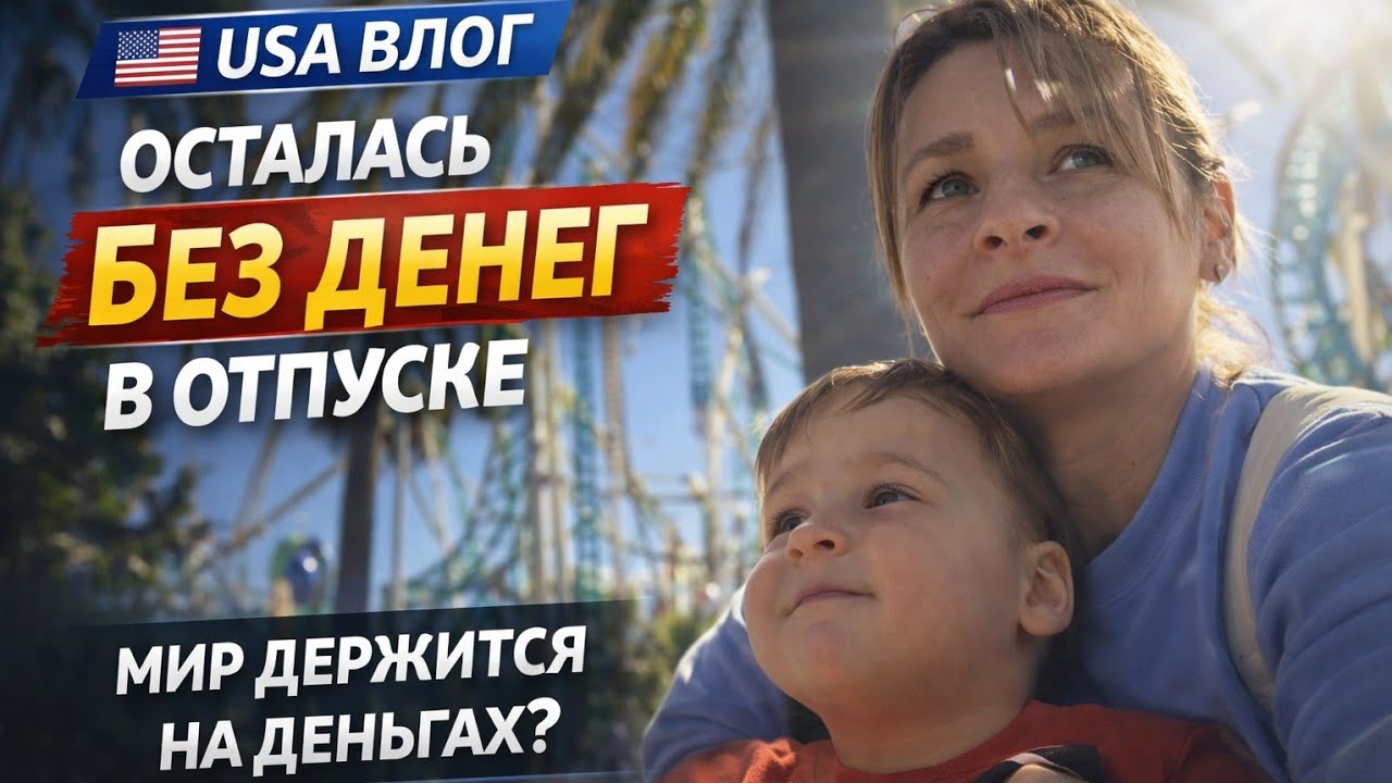 ОСТАЛАСЬ БЕЗ ДЕНЕГ! День 5 в Калифорнии.  ВСЕ ДЛЯ ВАС! НЕТ МОНЕТИЗАЦИИ КАНАЛА🫣😥США. ВЛОГ