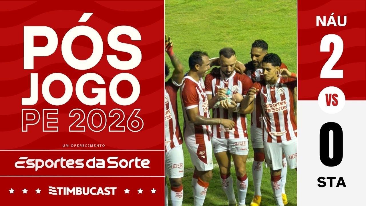 PÓS-JOGO - Náutico x Santa Cruz - Campeonato Pernambucano 2026