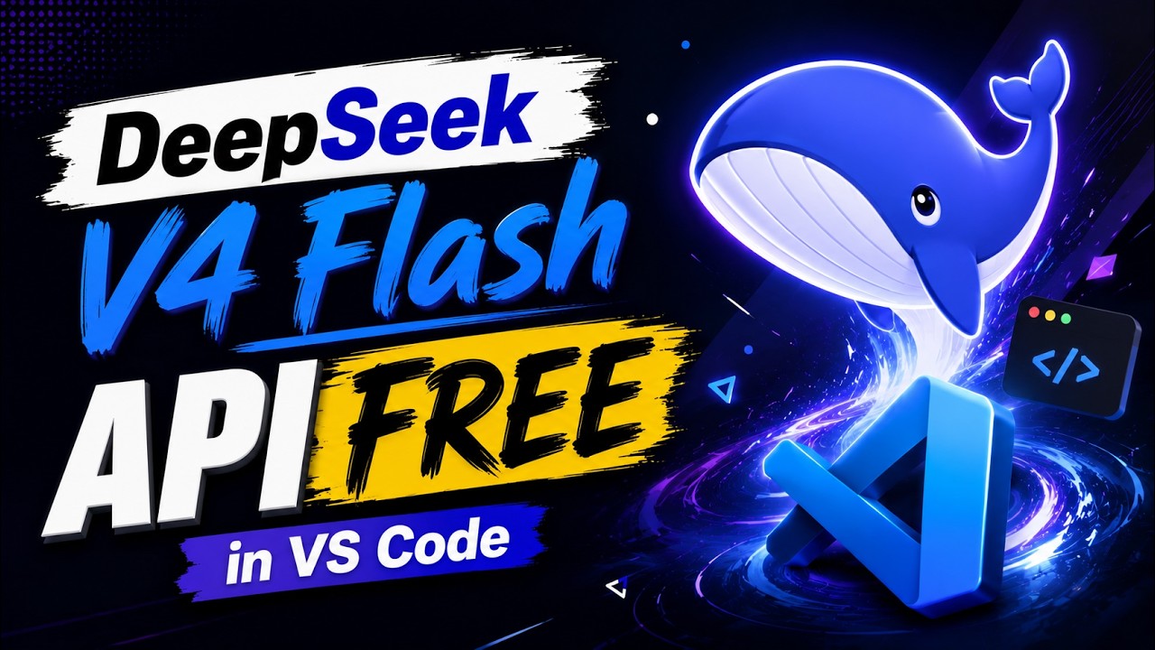 Бесплатный API DeepSeek V4 Flash в VS Code