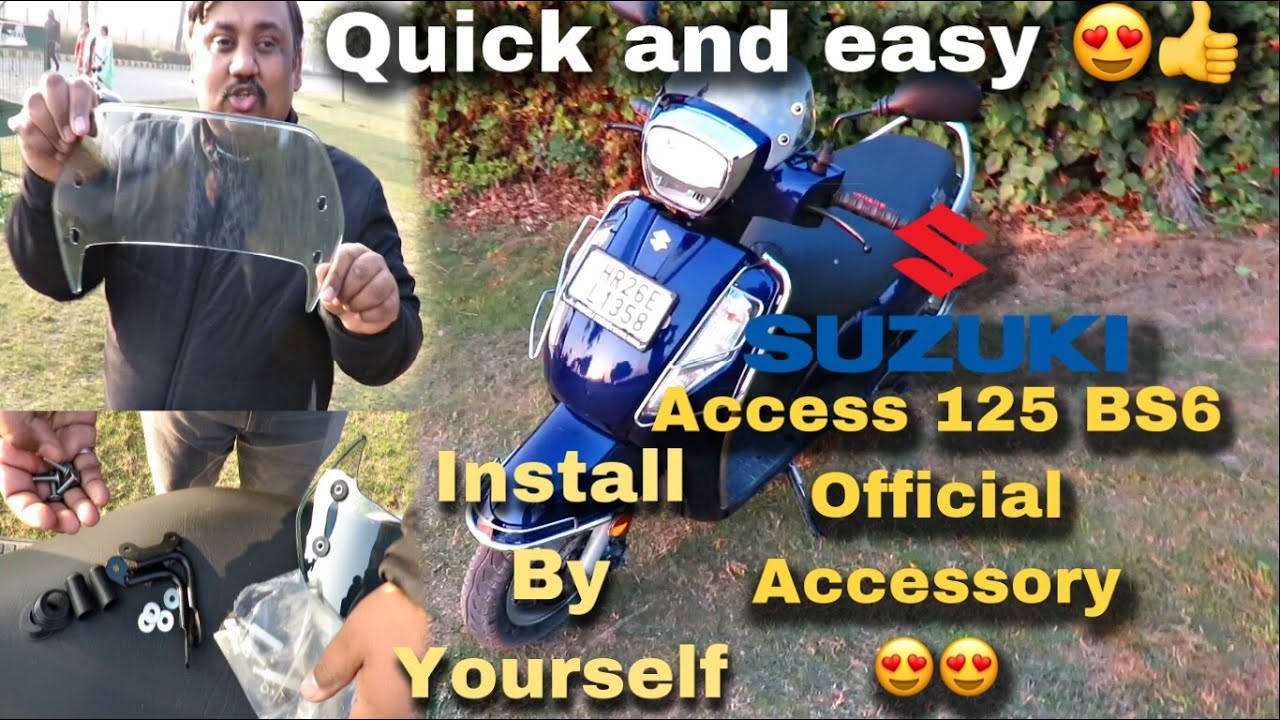 Suzuki Access 125 BS6 | Official Accessories| Easy to install on your own | 😱😱😱 Vlog # 52