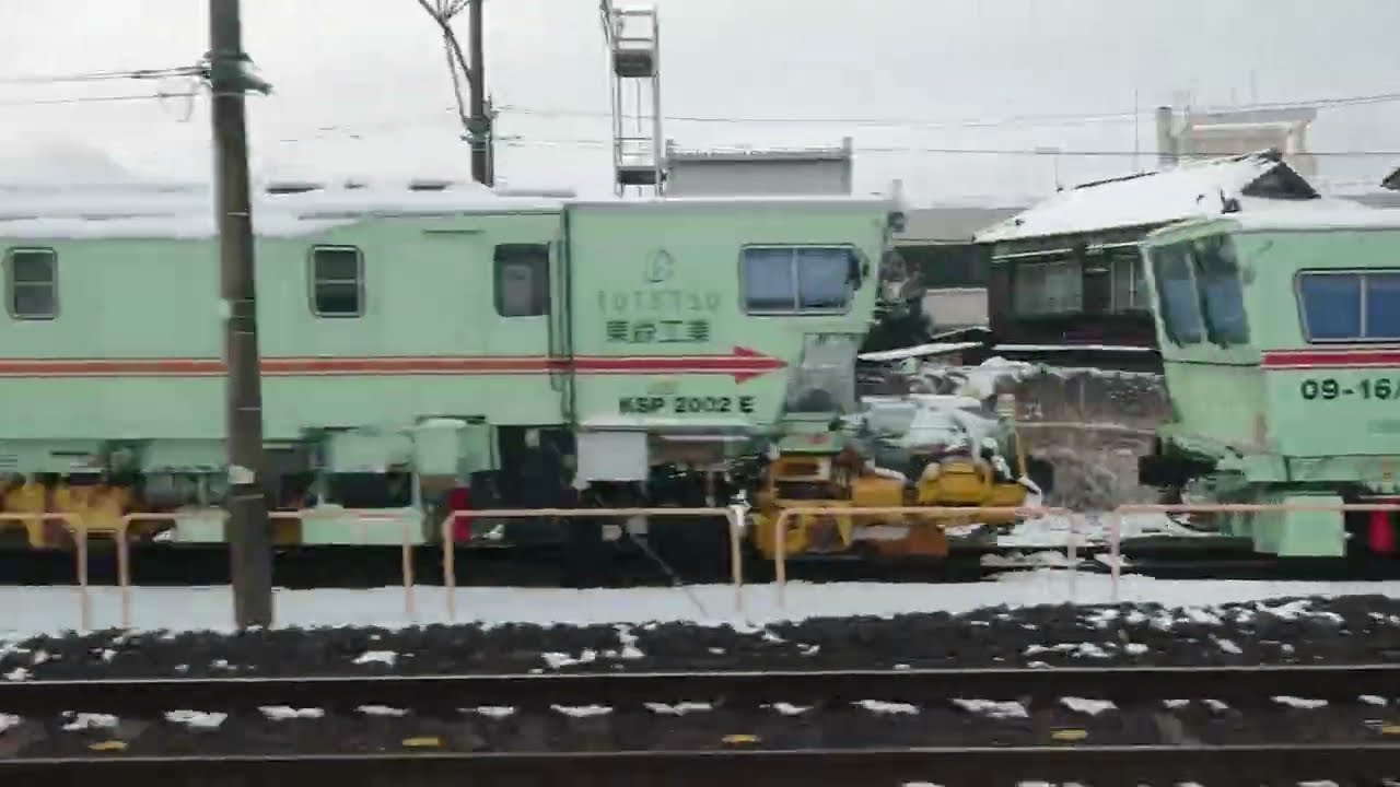 2026年2月8日「水戸～上野」特急ときわ72号の右側車窓(無編集)