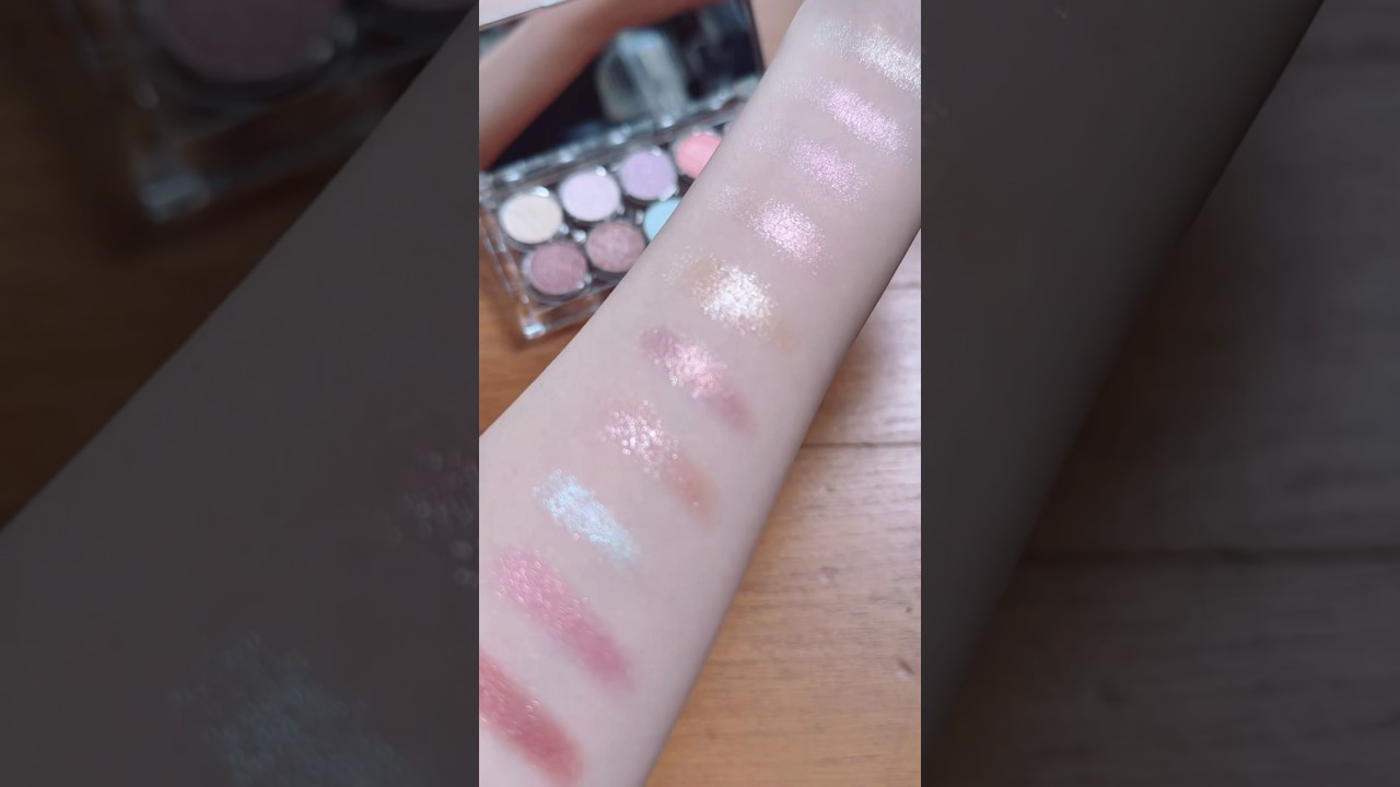 lummir all shimmer palette swatches #kbeauty #hemeko