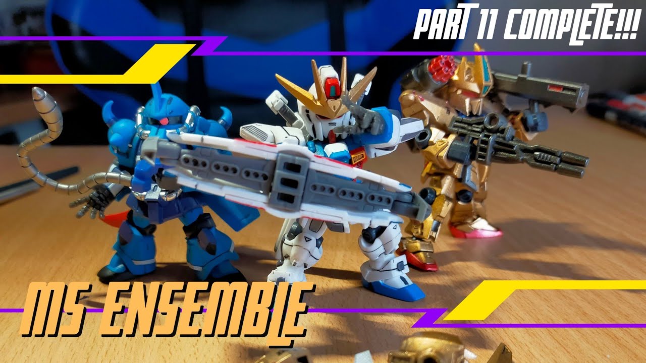MS Ensemble Part 11- Complete!!! Gundam X, Hyaku Shiki and Gouf!!