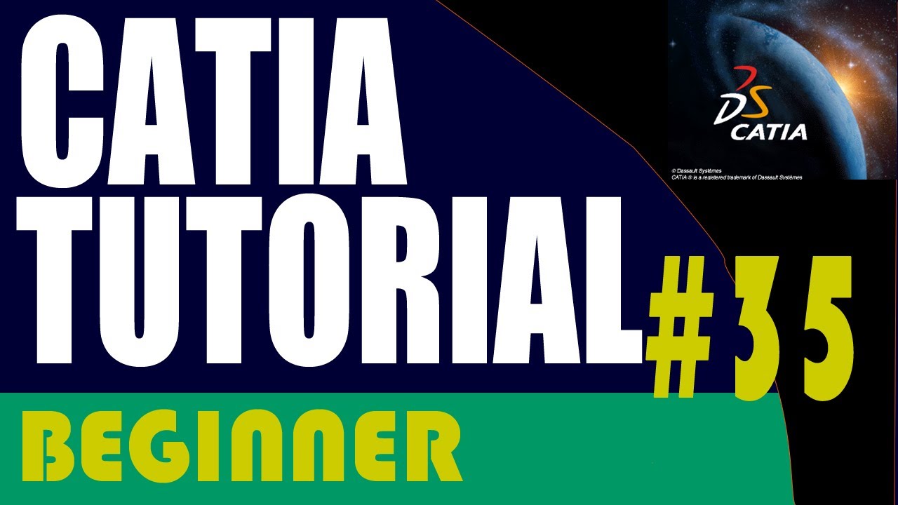 35 CATIA Beginner Tutorial: Rib Sweep