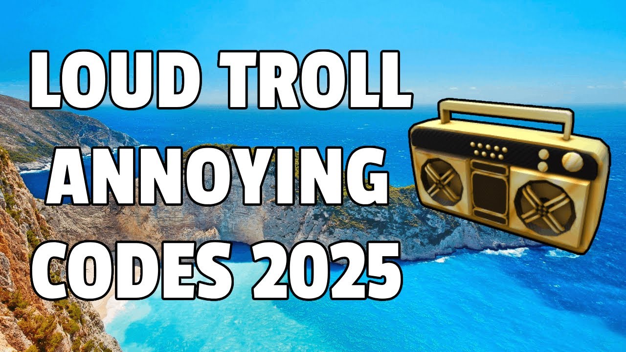 Громкий Тролль Раздражает Идентификаторы Roblox (Работает в 2025)