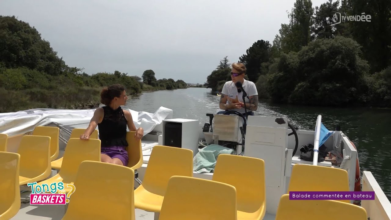 Tongs ou baskets ? Les salines - balade en bateau