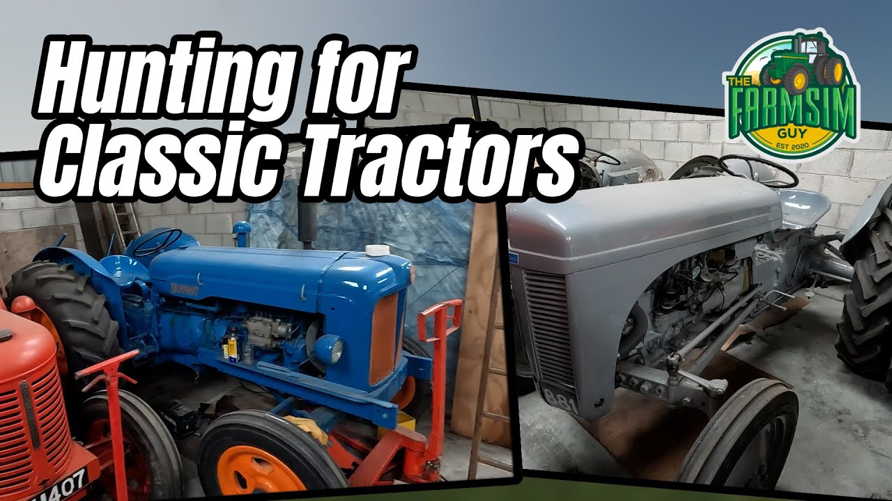 In Search of Classic Tractors - Fordson Major, Ferguson 35 and Ford 8730