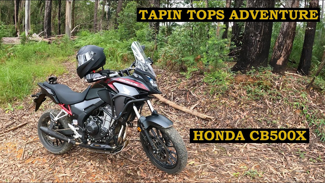 Honda CB500X Australian Motorcycle Adventure - Tapin Tops National Park