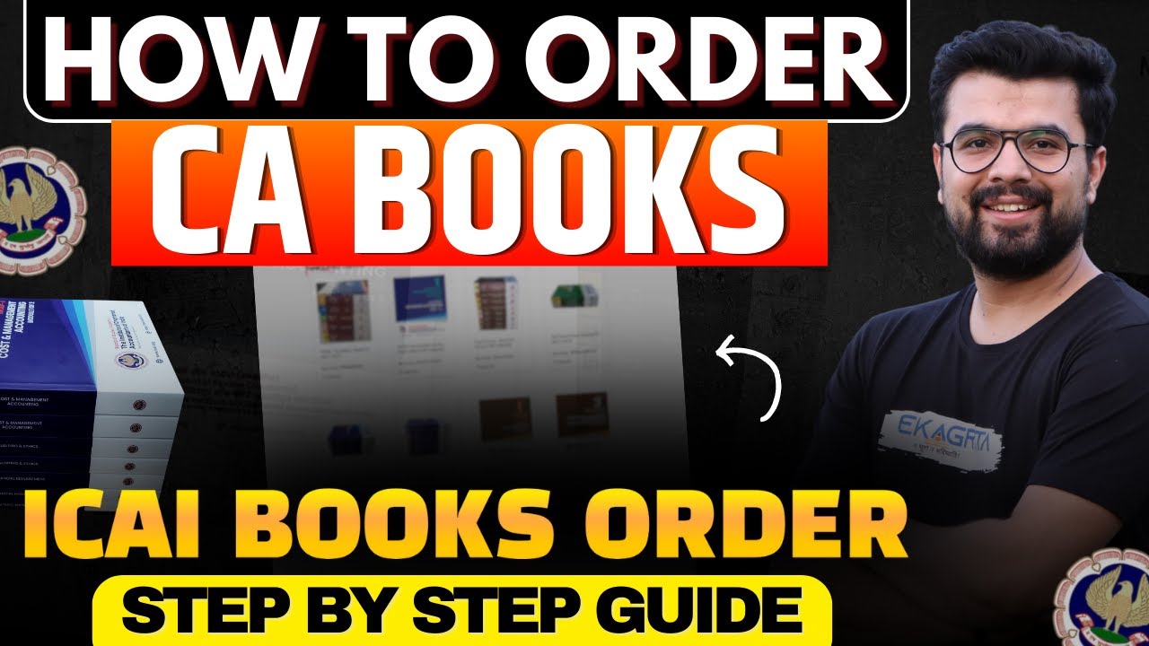 How to Order Books from ICAI | CA Books Order Online 2025