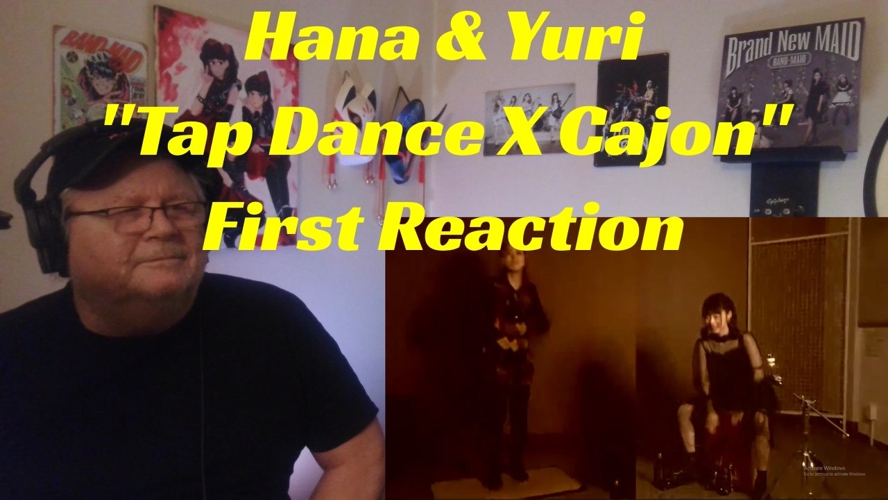 Hana & Yuri - (Gacharic Spin) - Tap dance and cajon jam session - Reaction!