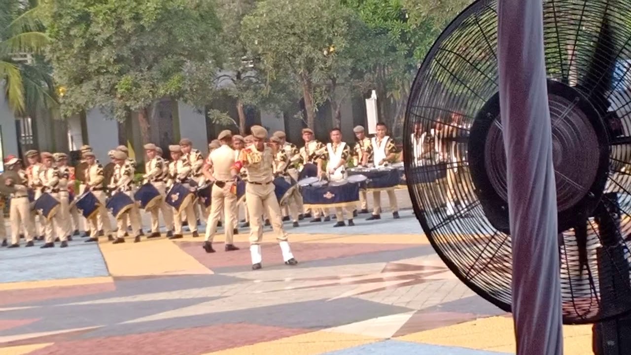 Drum band STIP pada Acara Inaugurasi Angkatan 62