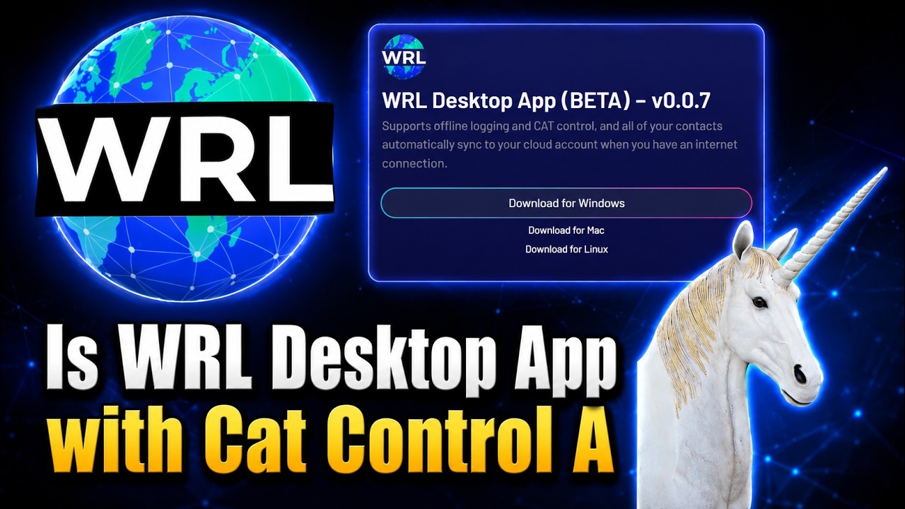 WRL Desktop App and CAT Control &mdash; Unicorn or Reality?