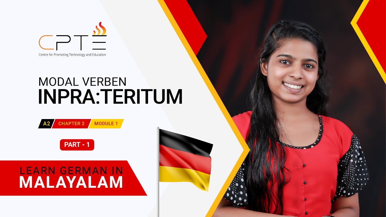 LEARN GERMAN | MODAL VERBEN IN PRA:TERITUM | PART 1 | MALAYALAM | A2 | CHAPTER 2 | MODULE 1 | CPTE