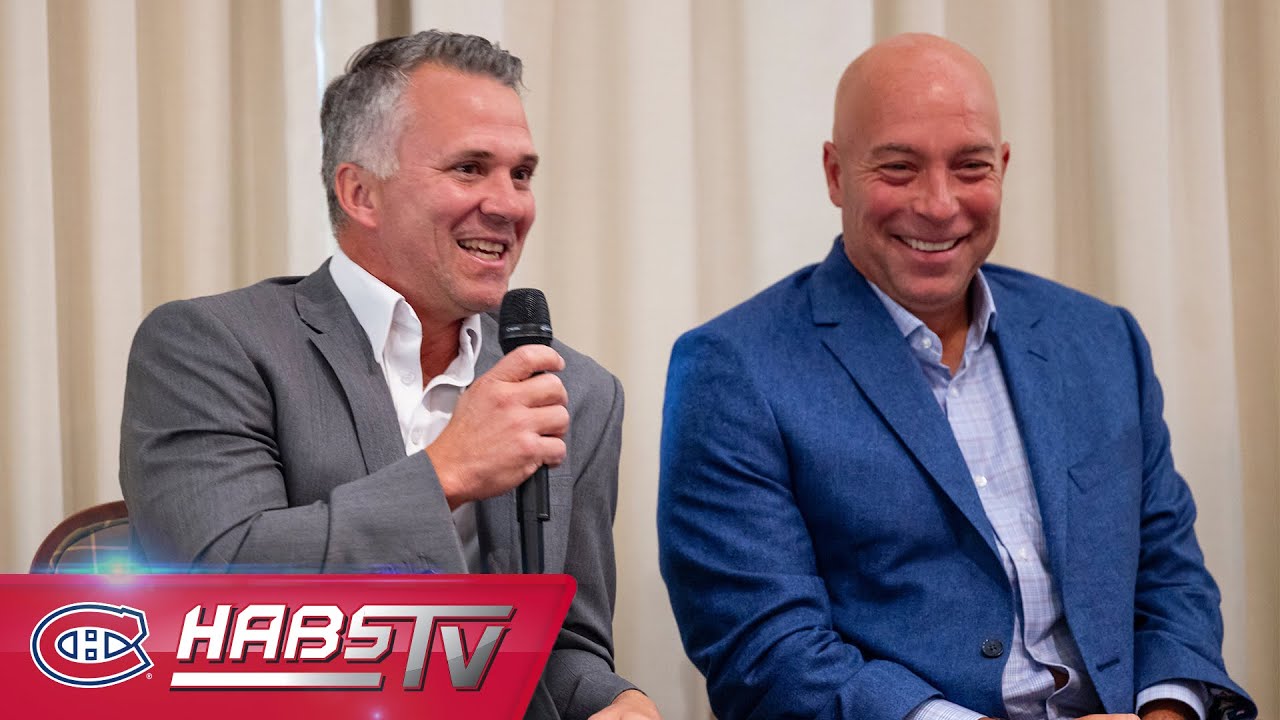 Q&A with Kent Hughes and Martin St-Louis at Canadiens Golf Tournament