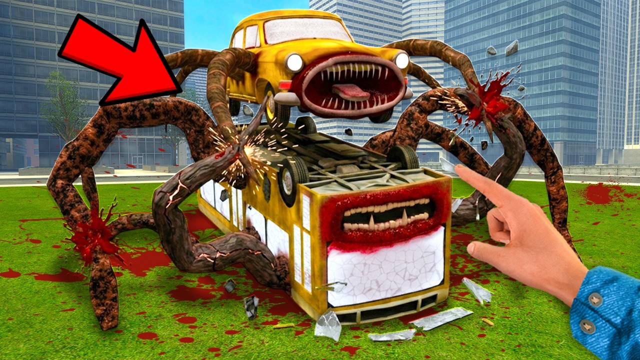 CAR EATER vs BUS EATER in Garry's Mod