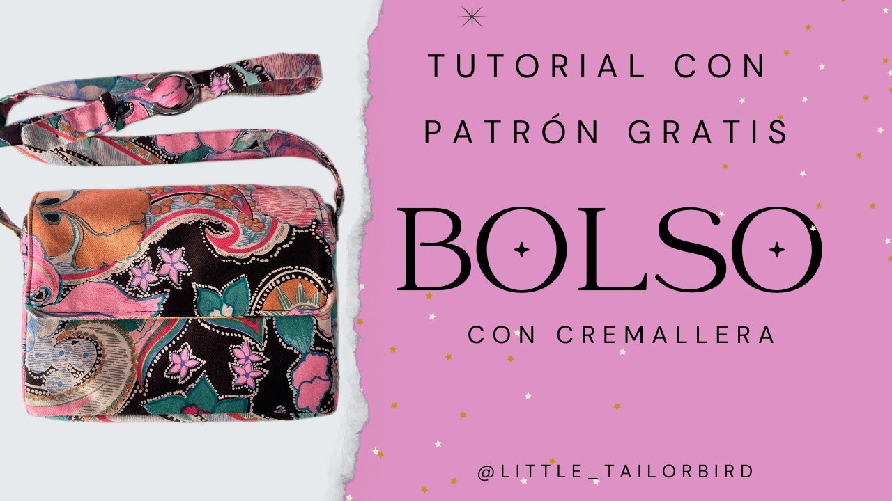 DIY _ Bolso con Cremallera Fácil y Práctico 👜 PATRÓN GRATIS