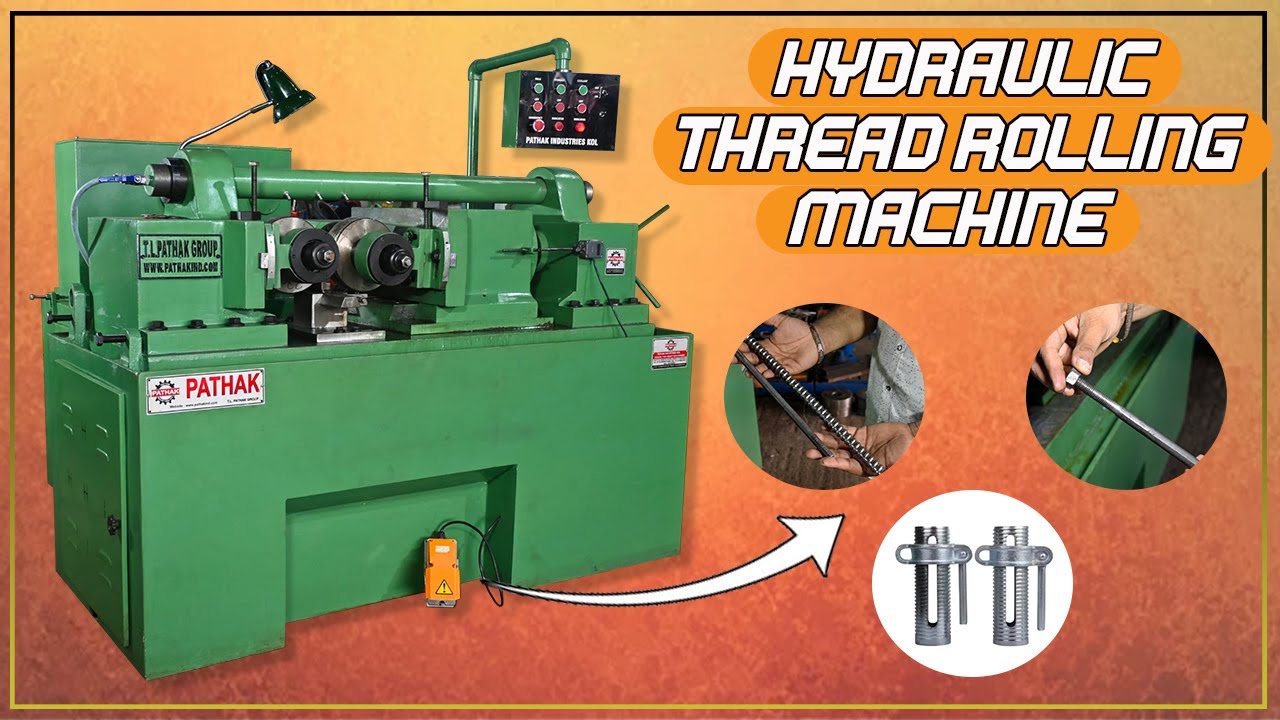 Hydraulic Thread Rolling Machine by TL Pathak Group #threading  #manufacturer #industrialmachinery