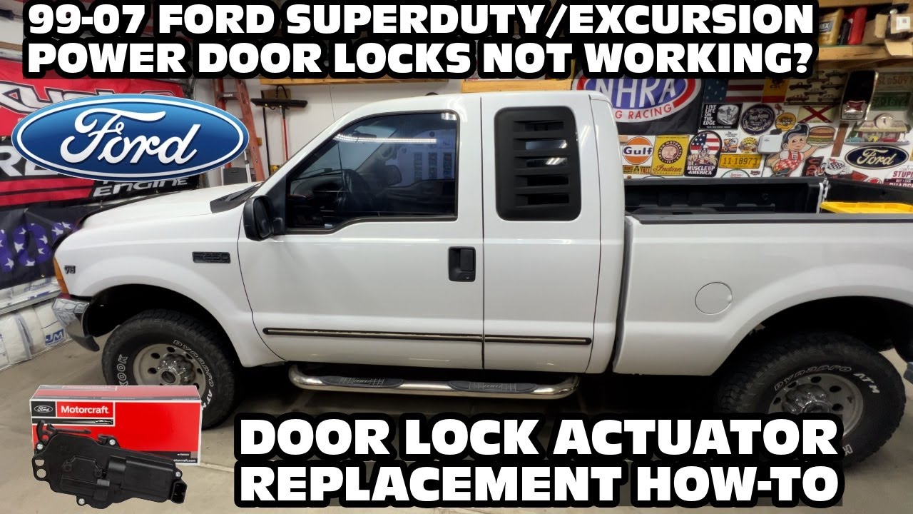 1999-2007 Ford Superduty/Excursion Power Door Lock Actuator Replacement How-To