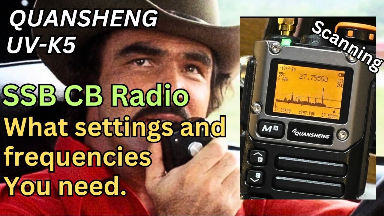 Quansheng UV-K5. Как сканировать SSB CB-диапазон. (Egzumer V.022)