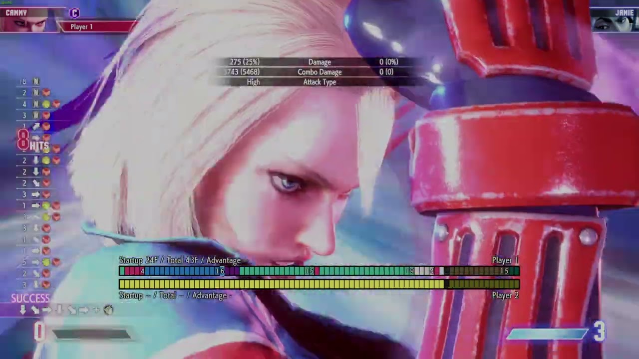 Street Fighter 6 - Cammy Cannon Spike Level 3