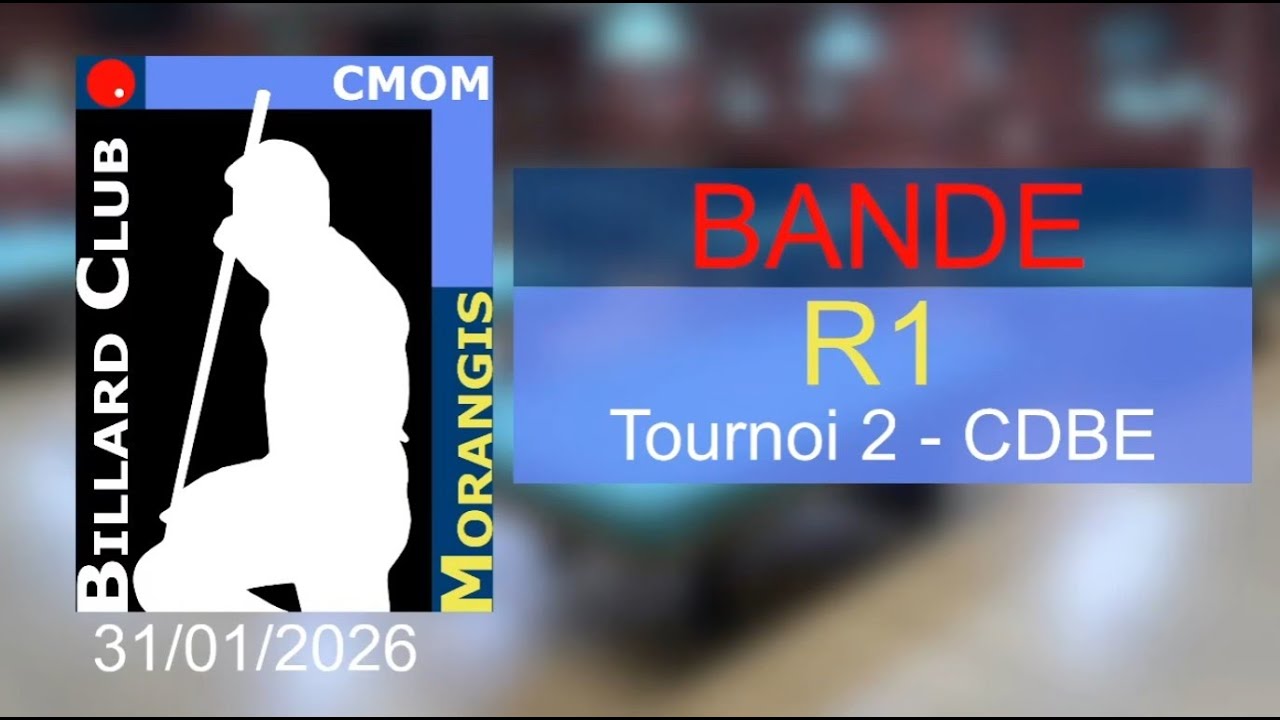 Bande R1 - T2 CDBE (billard 7)
