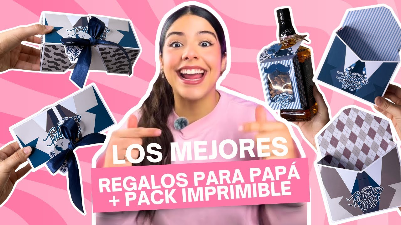 REGALOS para EL DIA DEL PADRE | Plantillas imprimibles💙| FACIL DESDE CASA