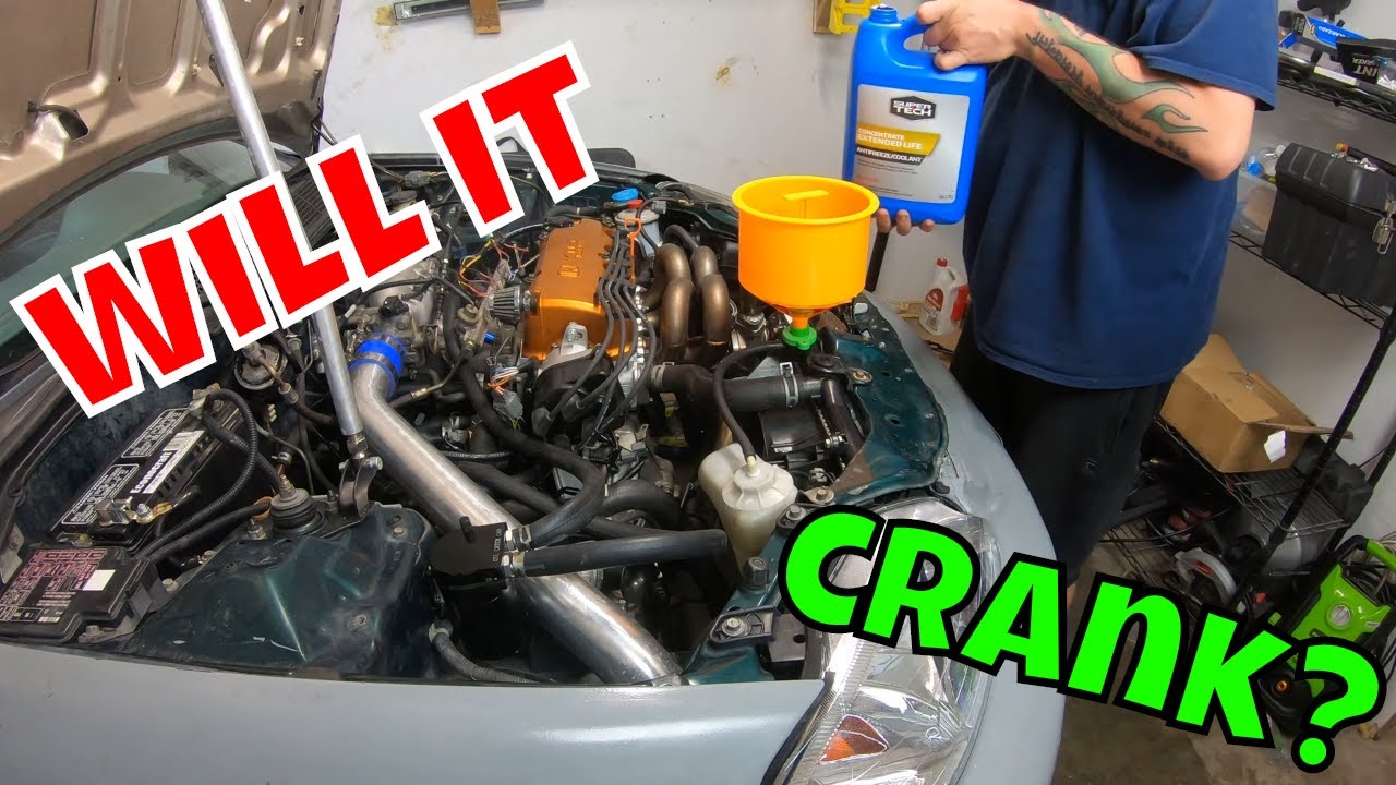 First Start Turbo D16 Civic! (D16Y8 Turbo Honda Civic) | TunerThings