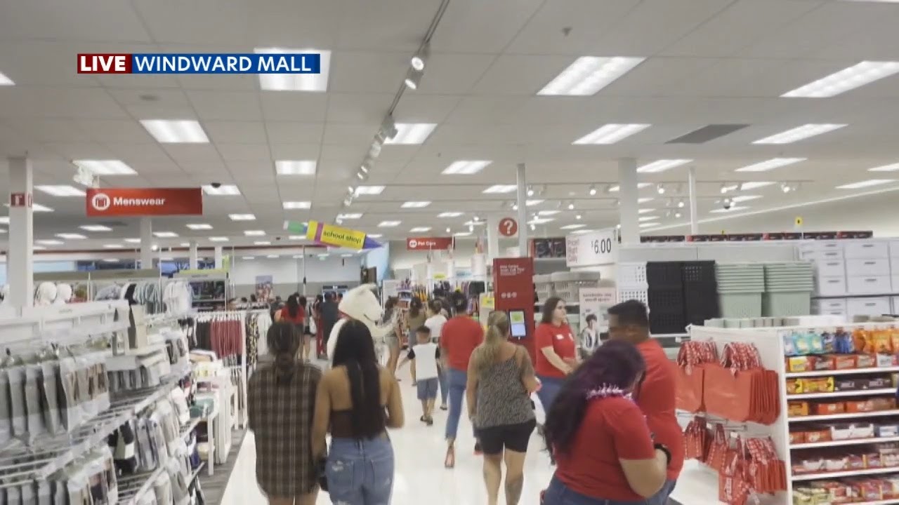 Target at Windward Mall is now open
