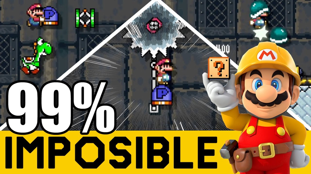 Pit of Panga: P-Break - NIVELES 99% IMPOSIBLES #54 | Super Mario Maker en Español - ZetaSSJ
