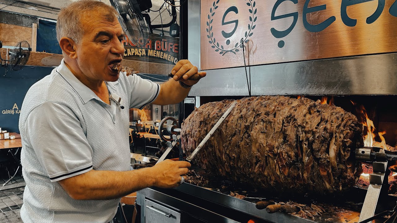Легендарный турецкий Cağ Kebab | Şehzade Cağ Kebab в Стамбуле