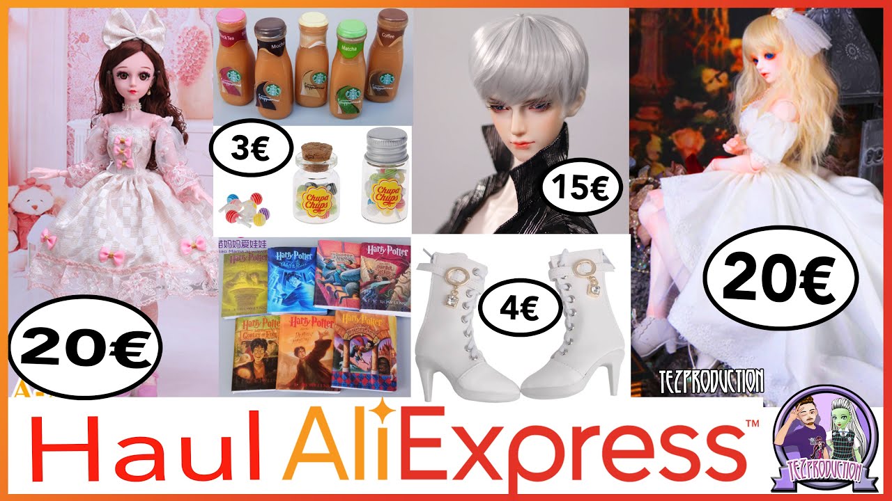 HAUL ALIEXPRESS : BJD À 20 € ! MINIATURES & ACCESOIRES DOLLS PAS CHERS !