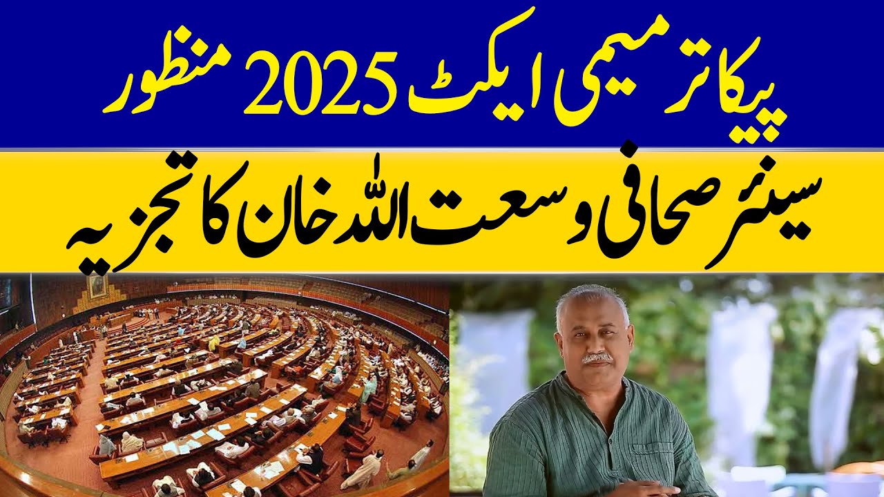 Senior Journalist Wusatullah Khan Analysis Over PECA Act 2025 | Dawn News