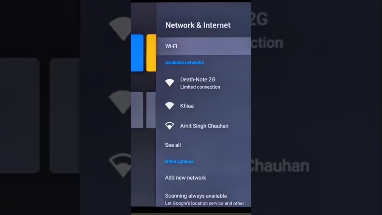 Fix WiFi issue in Android Tv ll Limited Connection ll #androidtv #limitedconnection #wifi