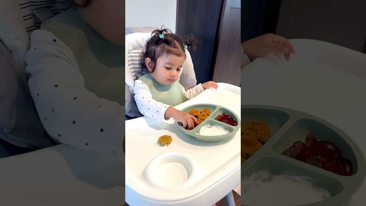Healthy chickpea snack for babies and toddlers. #baby#recipe#healthyparenting#food#blw#toddlers#meal