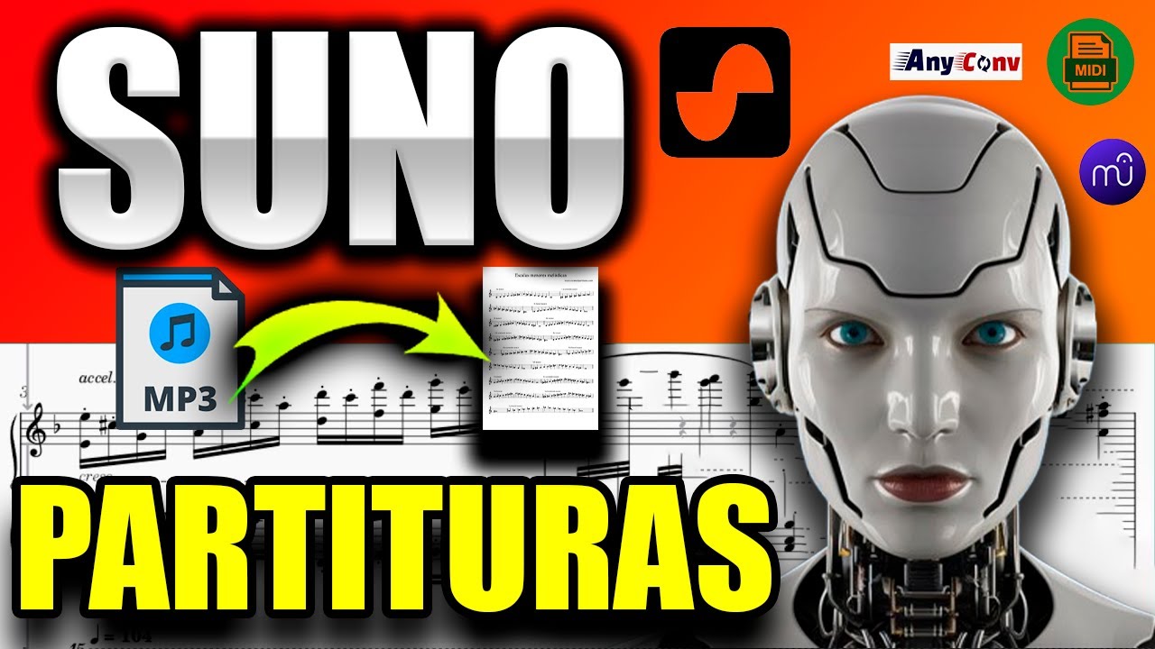 SUNO AI - C&oacute;mo Crear una Partitura Profesional de Tu M&uacute;sica Inteligencia Artificial | F&aacute;cil y Gratis
