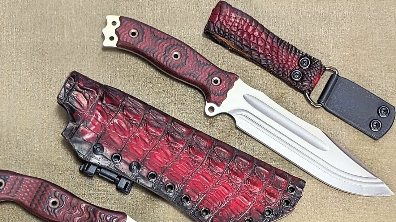 Busse Knives and The Brushing Cutlass Co Custom Kydex