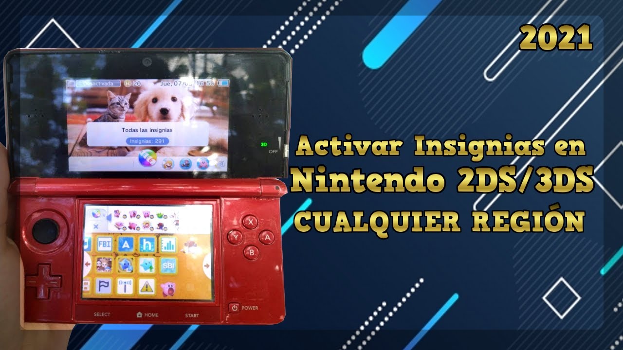 Activar Insignias para Nintendo 2DS/3DS [Remake] [2023]