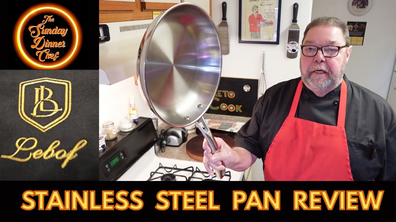 “Breaking In the Lebof 12‑Inch Stainless Sauté Pan | The Sunday Dinner Chef”
