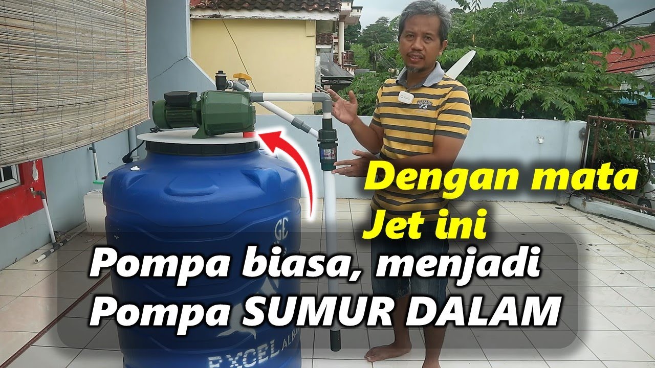 Cara mengubah pompa sumur dangkal menjadi sumur dalam