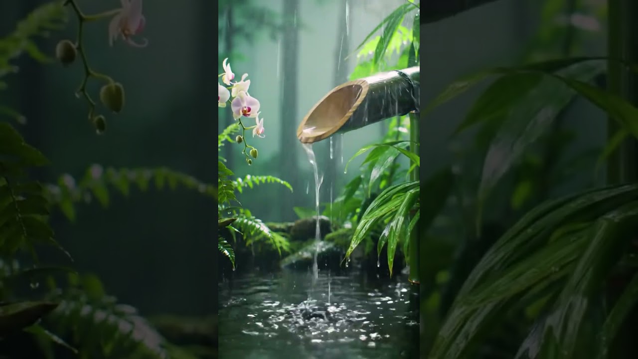 Misty Bamboo Spring — Calm Morning ASMR 