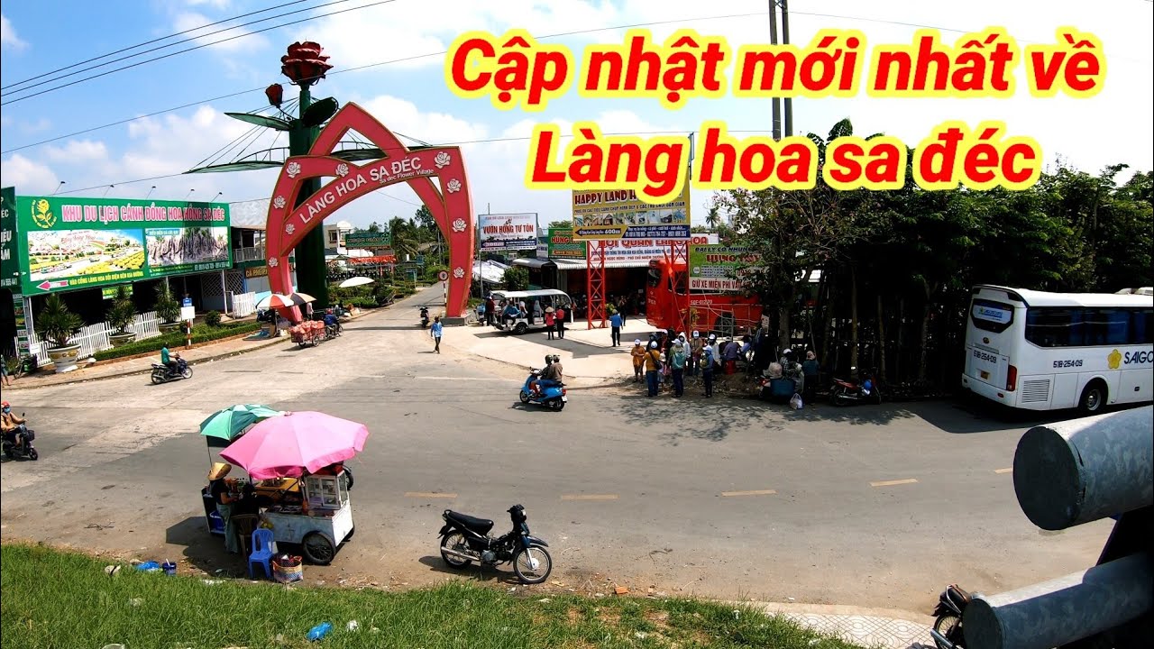 Cập nhật mới nhất về làng hoa sa đéc.