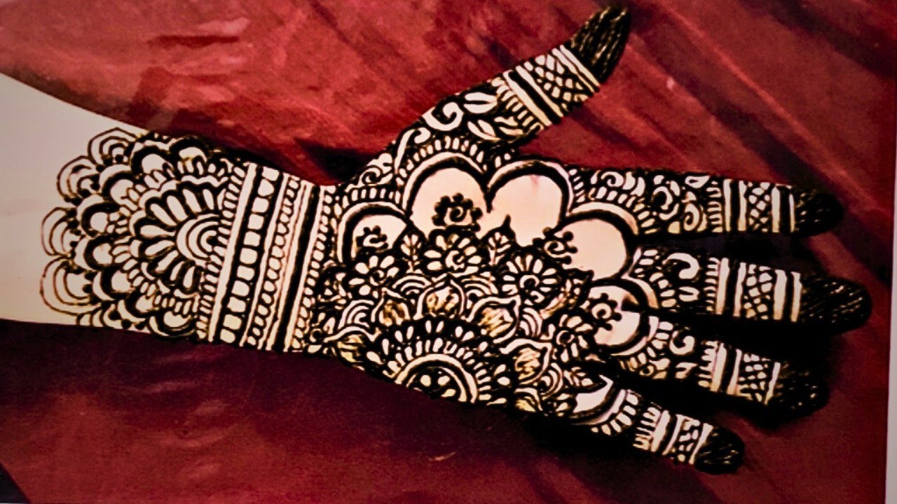 Stylish Front Hand Mehendi Design🌸 | Latest Arabic Henna Pattern ✨