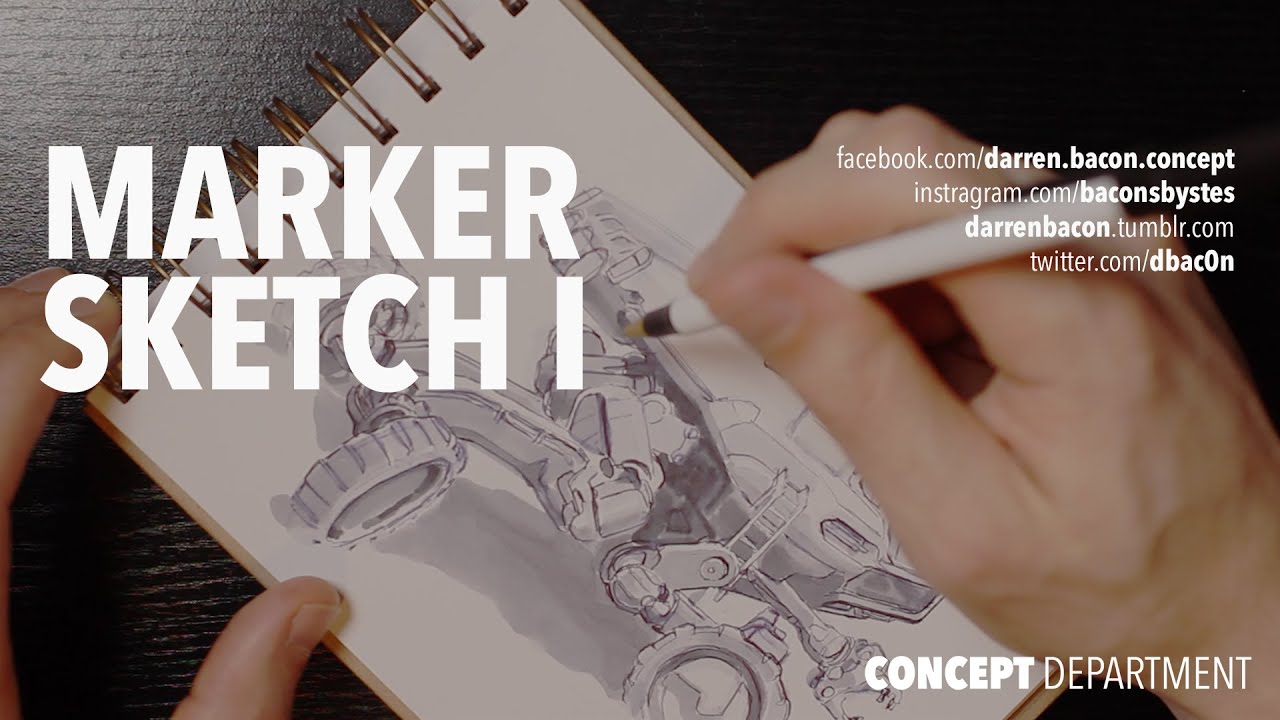 Concept Department: Marker sketch I