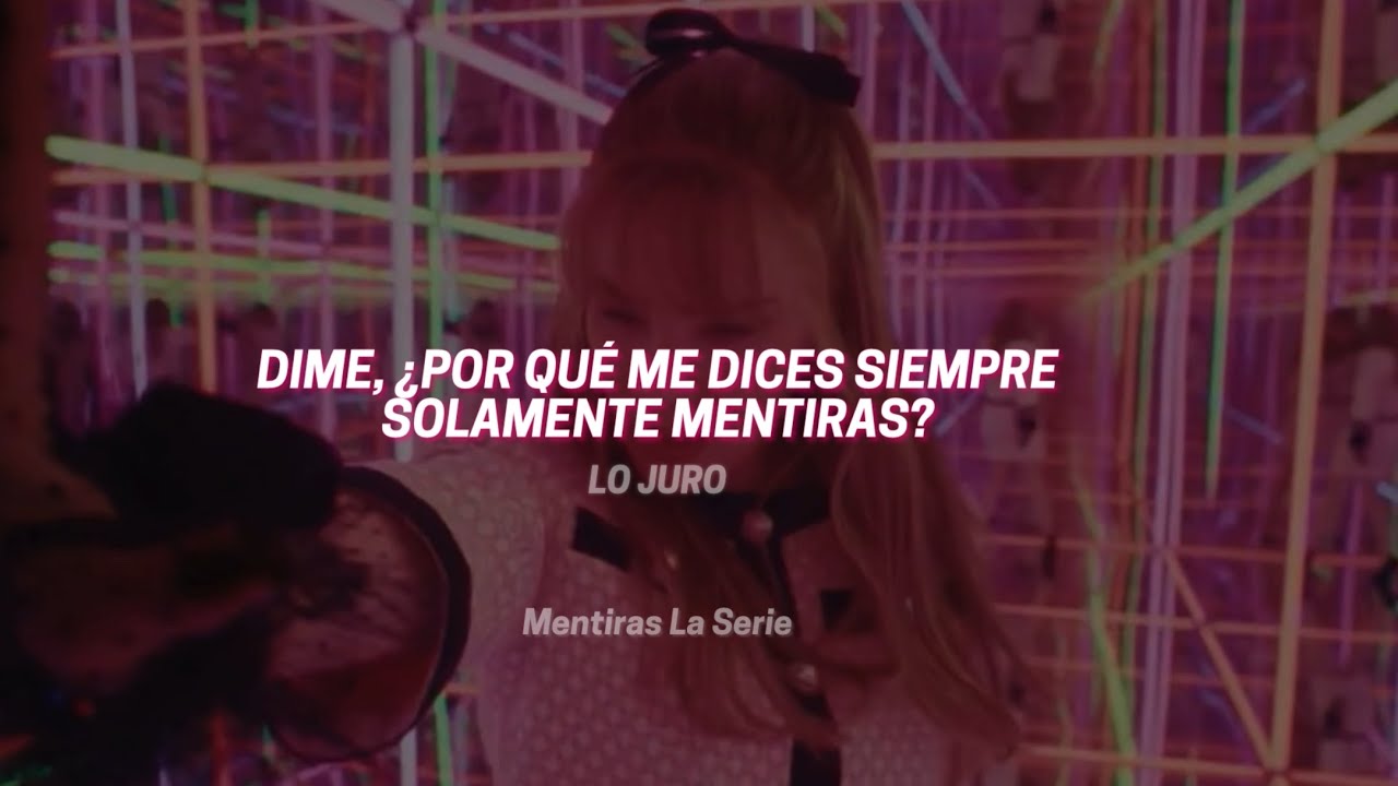 El Me Mintió / Mentiras / Mentiras - Belinda, Diana Bovio (Lyric Video)