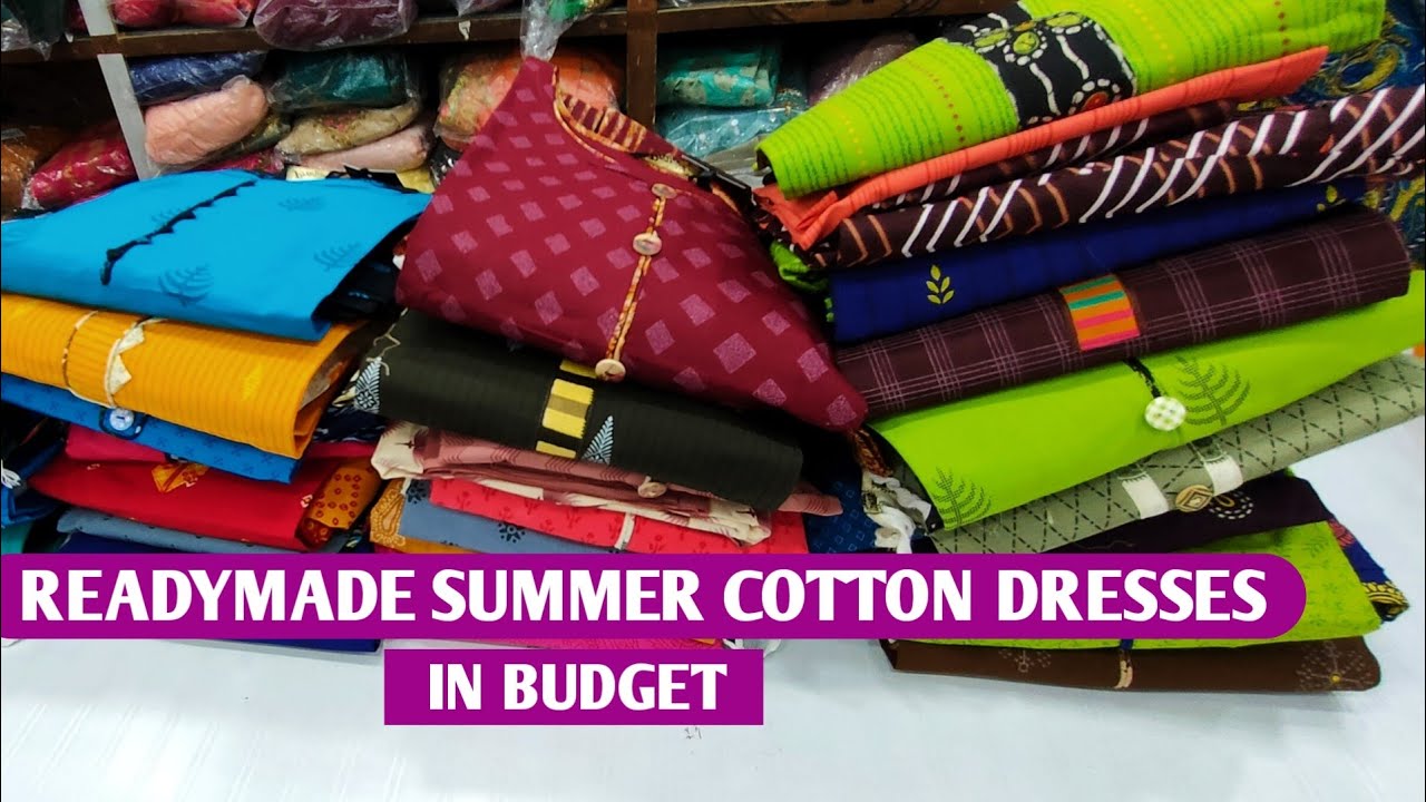 Most trending summer cotton dresses readymade dresses